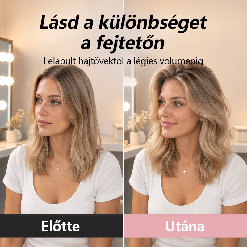 🔥Lapos hajtövek? Adj egy kis volument a frizurádnak!👱‍♀️Vezeték nélküli hajtőemelő formázó🔥